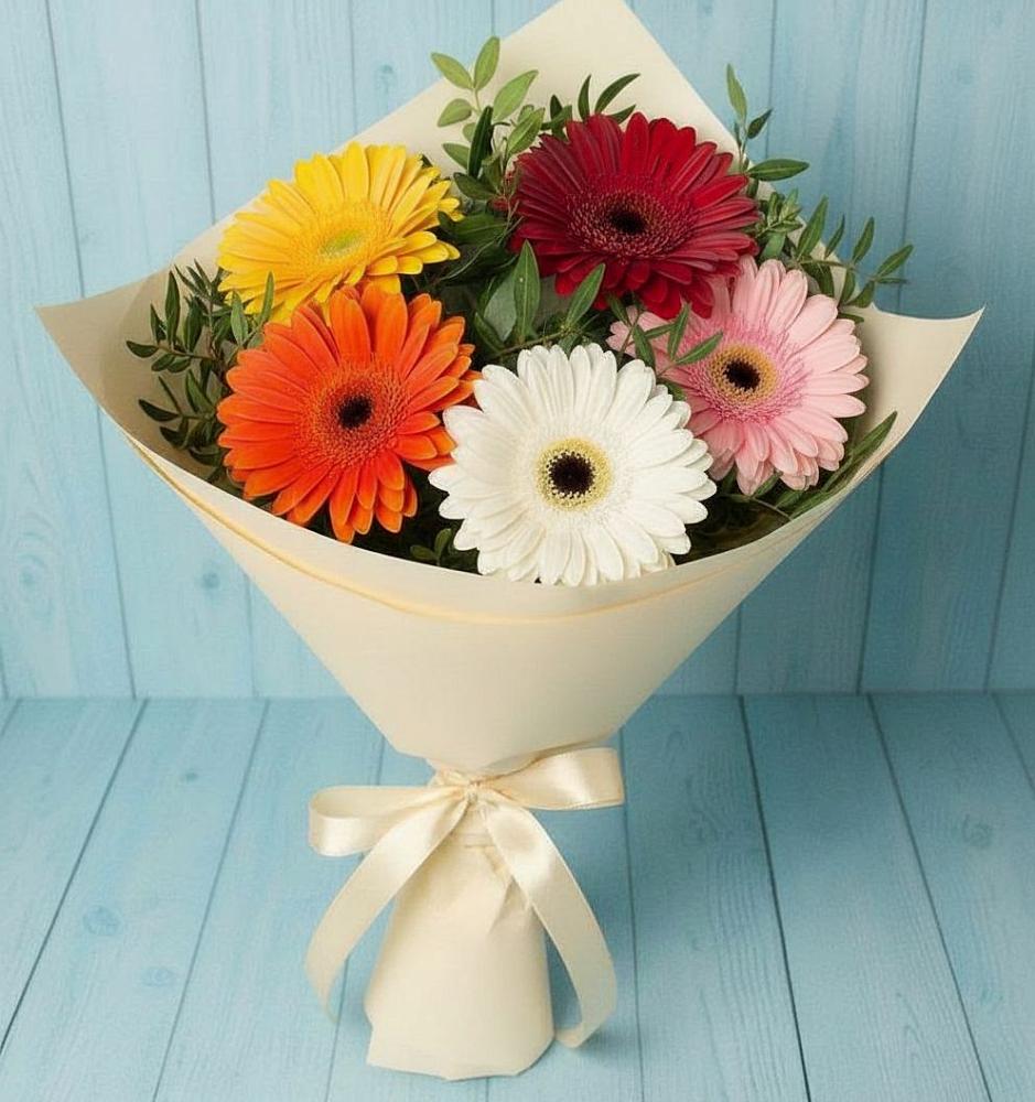 Букет цветов из: Герберы в Александрове