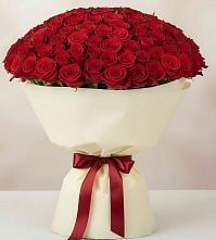Букет 101 Красная роза Милано в Александрове