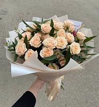 Букет Кремовые розы Латте в Александрове