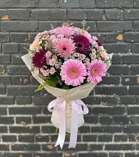 Букет цветов из:  Герберы и Хризантемы в Александрове