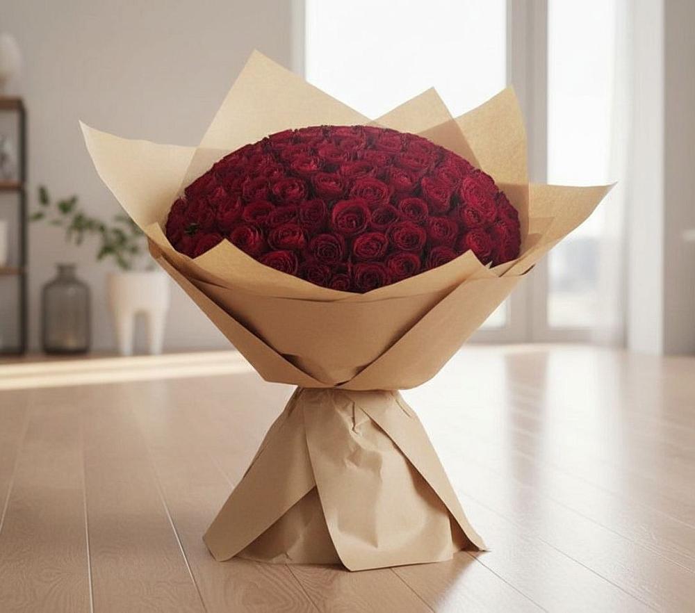 Букет 101 Красная роза в Александрове