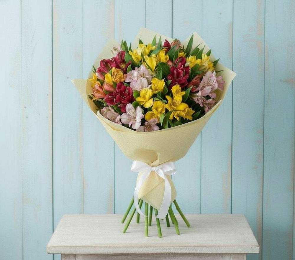 Букет цветов из: Альстромерии в Александрове