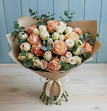 Букет цветов из:  Альстромерии и Розы в Александрове