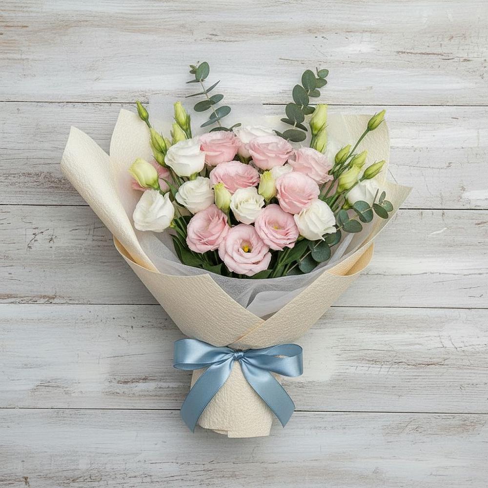 Букет цветов из: Лизиантусы в Александрове